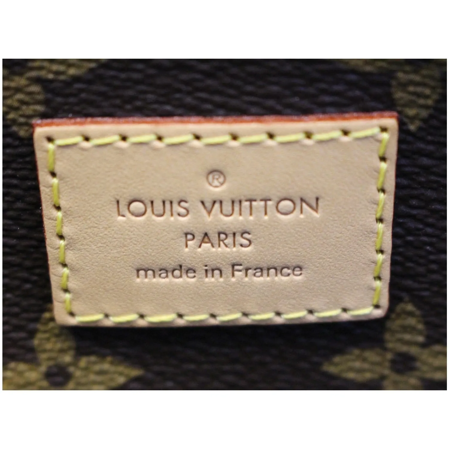 LOUIS VUITTON Melie Monogram Canvas Hobo Shoulder Bag Brown