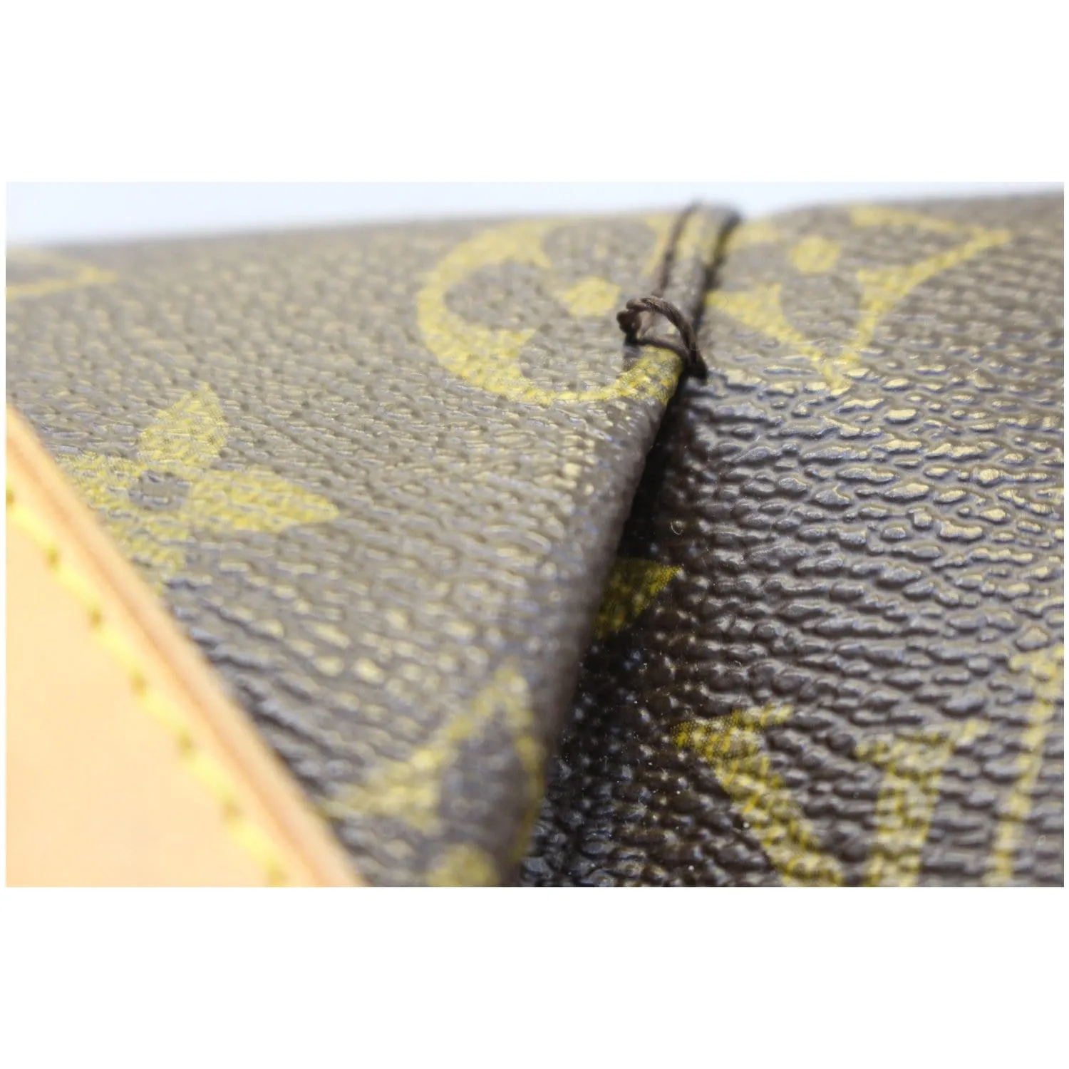LOUIS VUITTON Menilmontant PM Monogram Canvas Crossbody Bag Brown