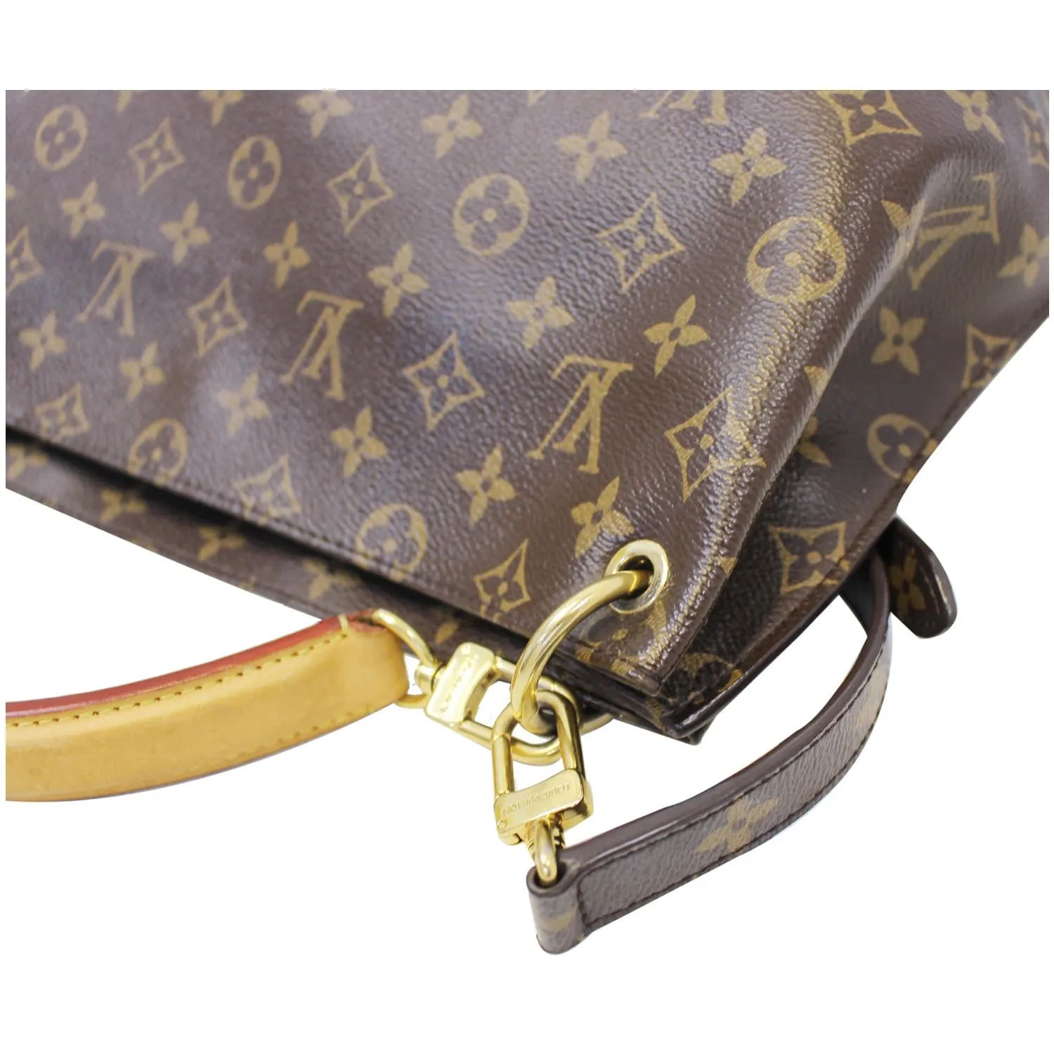 LOUIS VUITTON Metis Hobo Monogram Canvas Shoulder Bag Brown