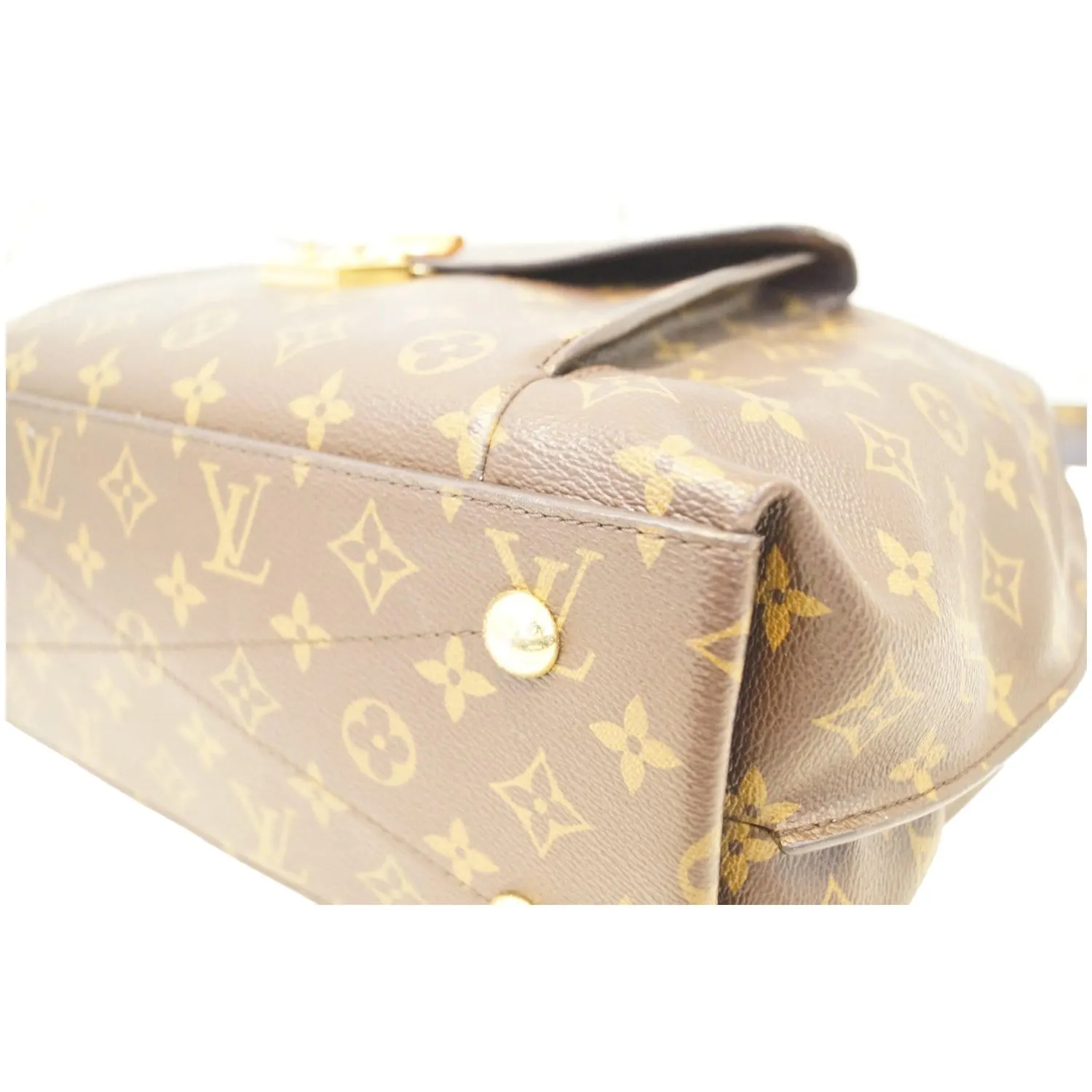 LOUIS VUITTON Metis Hobo Monogram Canvas Shoulder Bag Brown