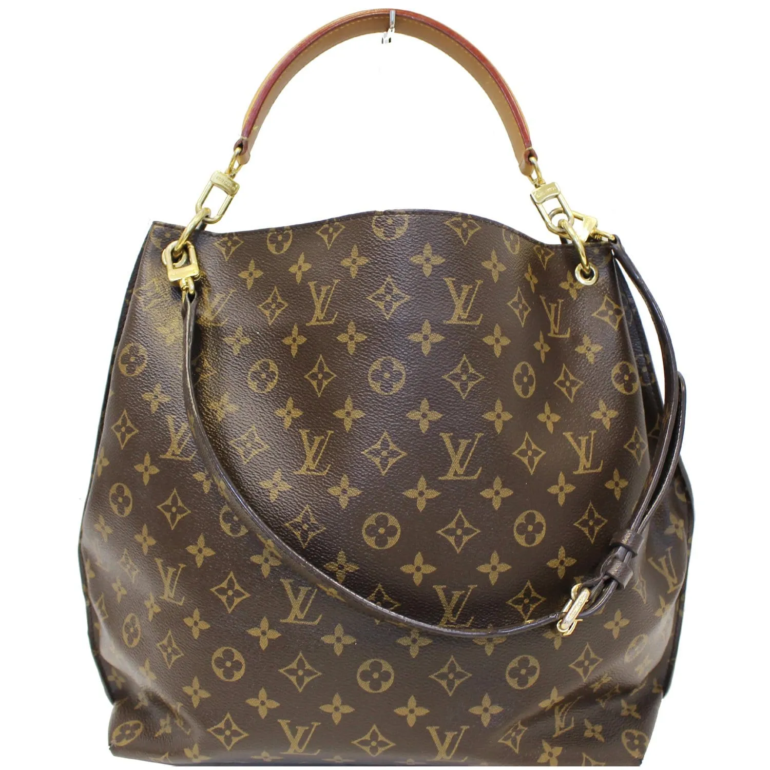 LOUIS VUITTON Metis Hobo Monogram Canvas Shoulder Bag Brown