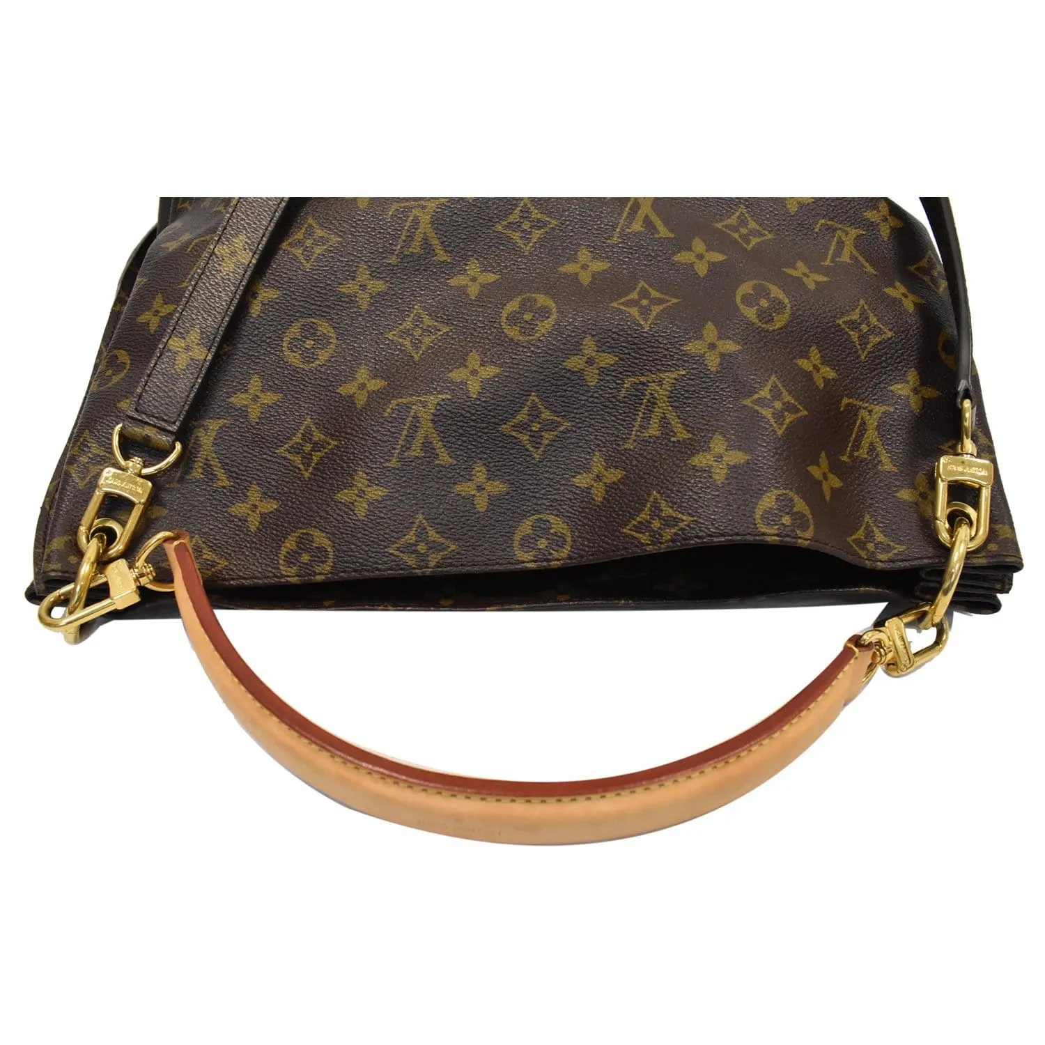 LOUIS VUITTON Metis Hobo Monogram Canvas Shoulder Bag Brown