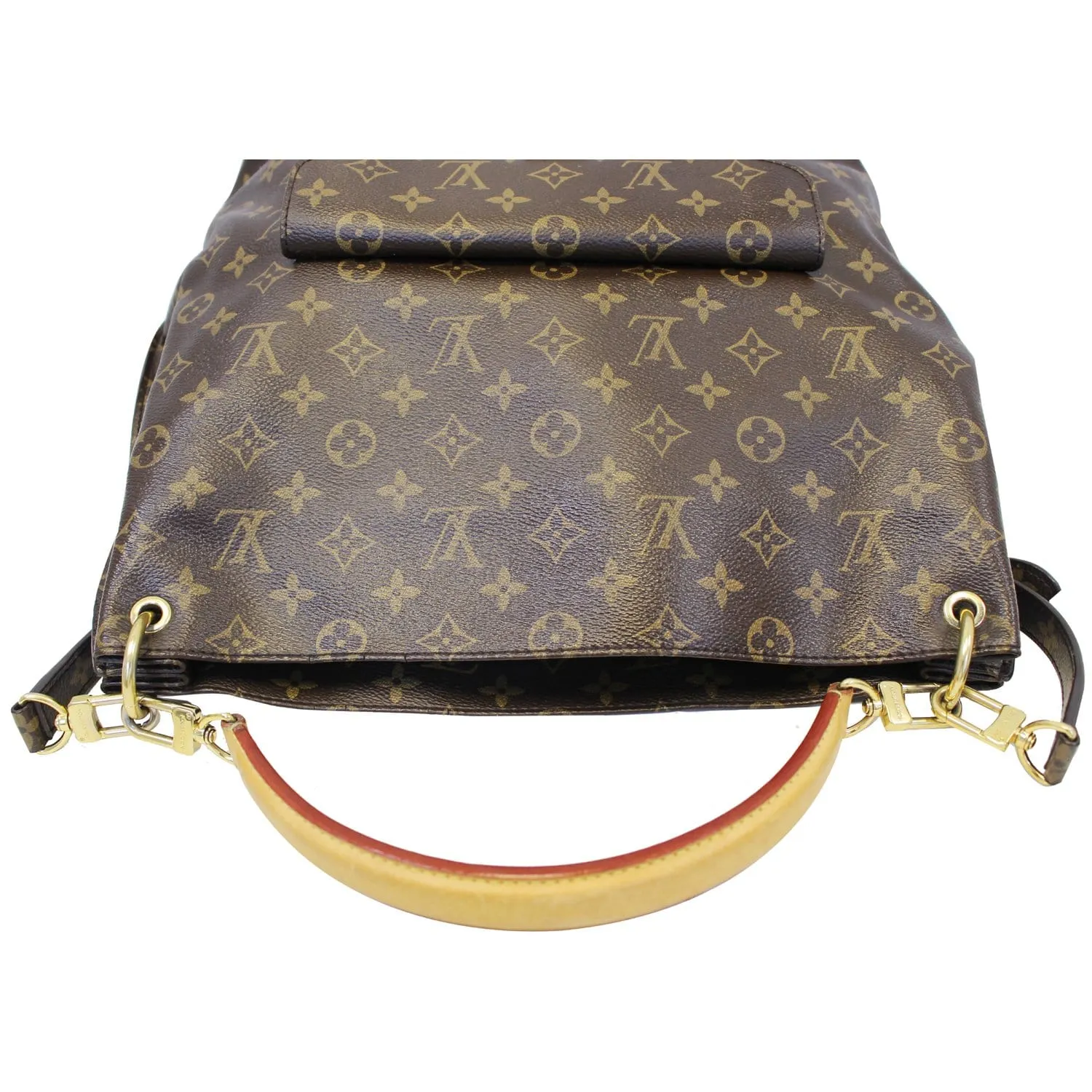 LOUIS VUITTON Metis Hobo Monogram Canvas Shoulder Bag Brown