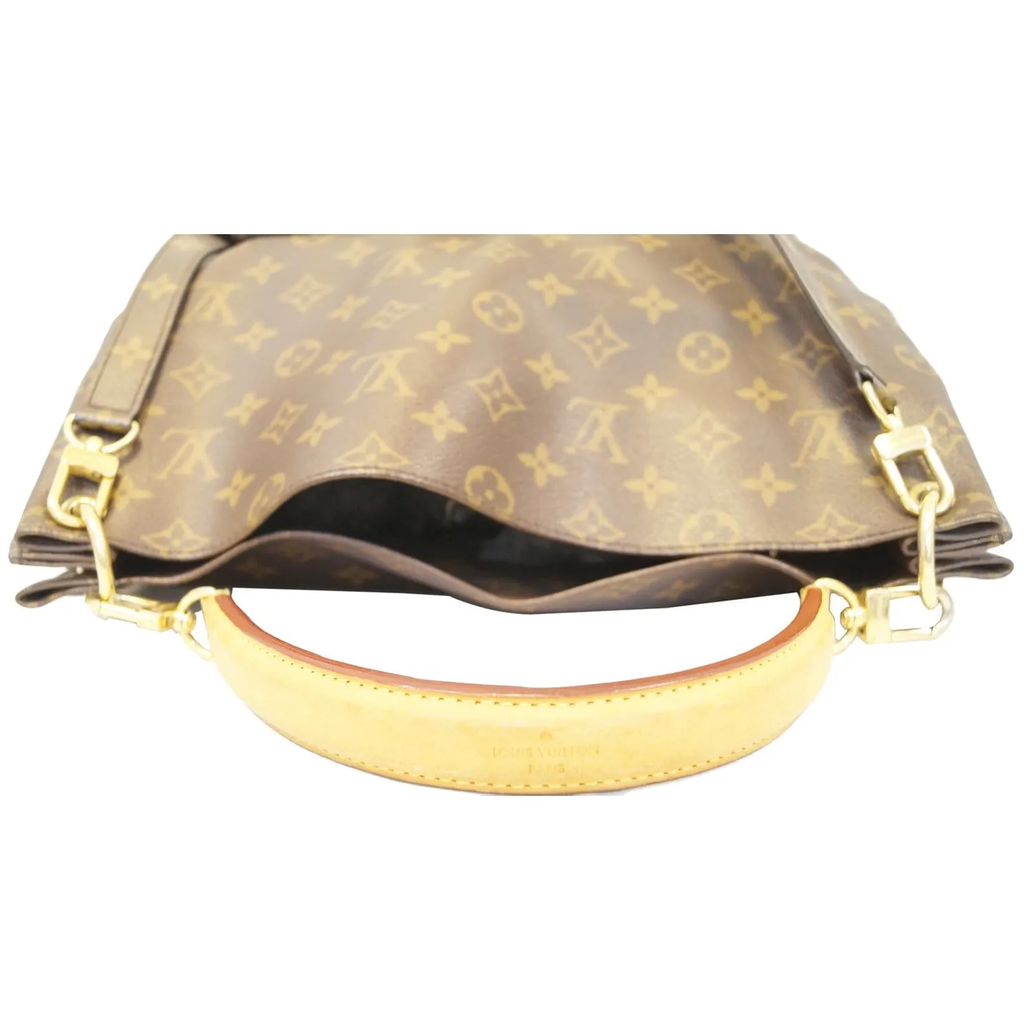 LOUIS VUITTON Metis Hobo Monogram Canvas Shoulder Bag Brown