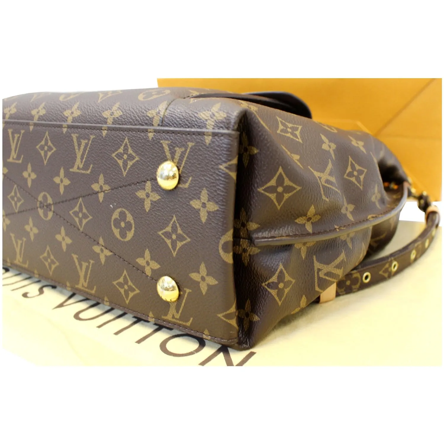 LOUIS VUITTON Metis Hobo Monogram Canvas Shoulder Bag Brown