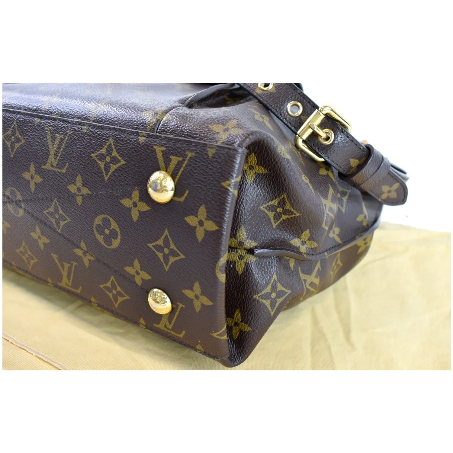 LOUIS VUITTON Metis Hobo Monogram Canvas Shoulder Bag Brown