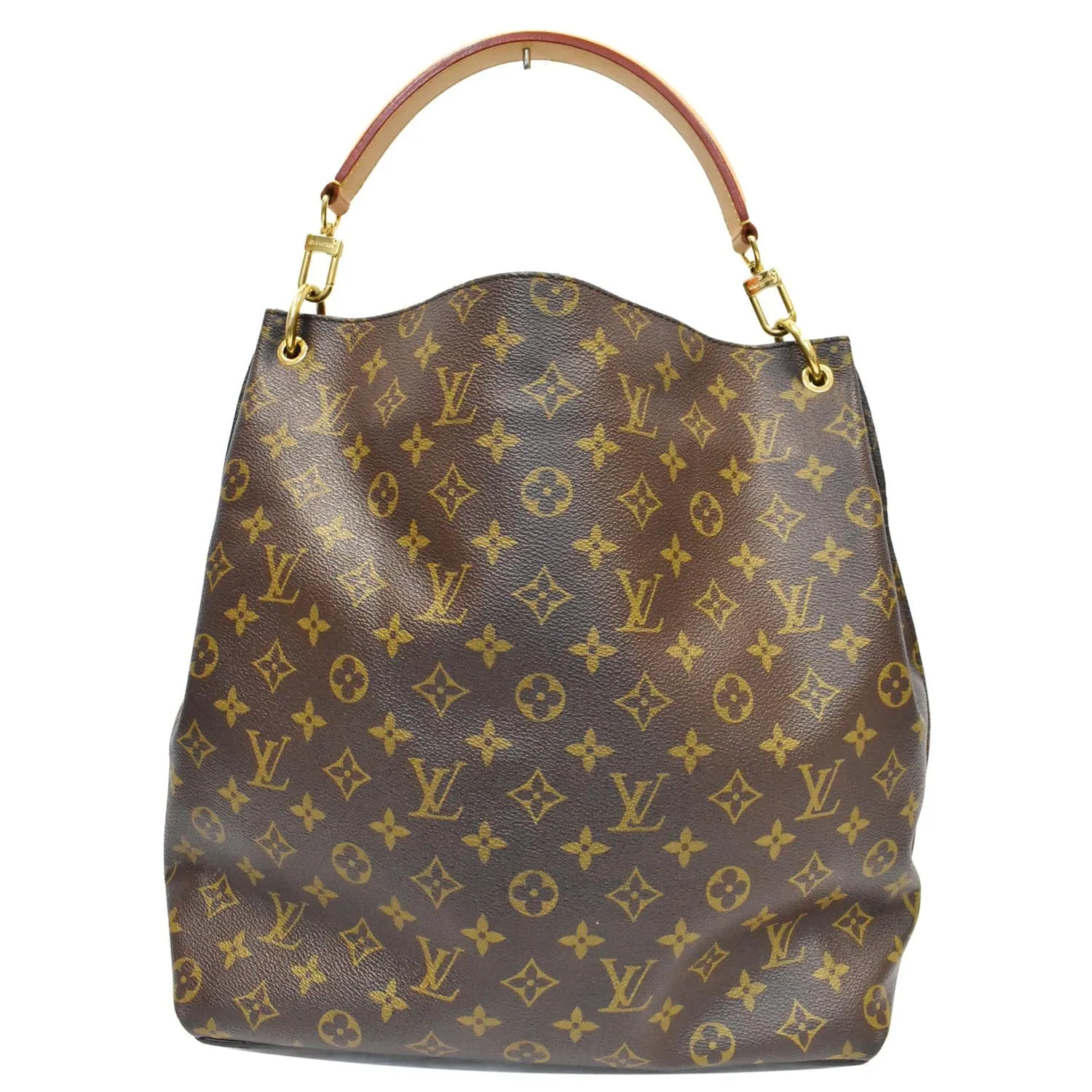LOUIS VUITTON Metis Hobo Monogram Canvas Shoulder Bag Brown