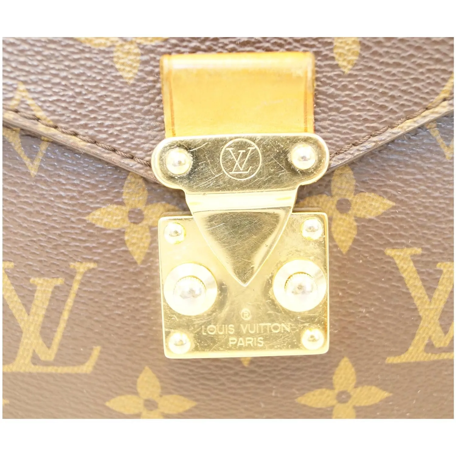 LOUIS VUITTON Metis Hobo Monogram Canvas Shoulder Bag Brown