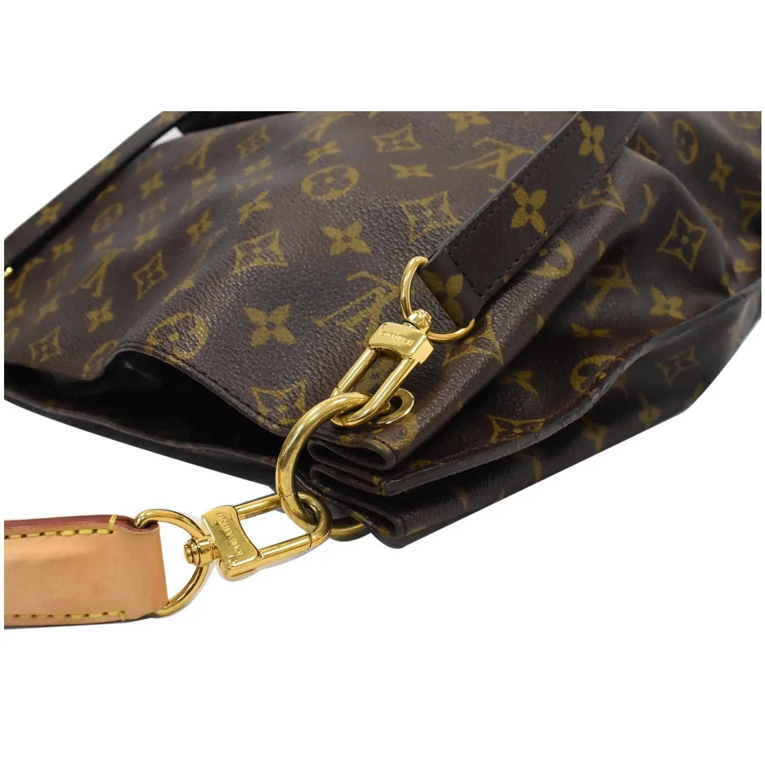 LOUIS VUITTON Metis Hobo Monogram Canvas Shoulder Bag Brown