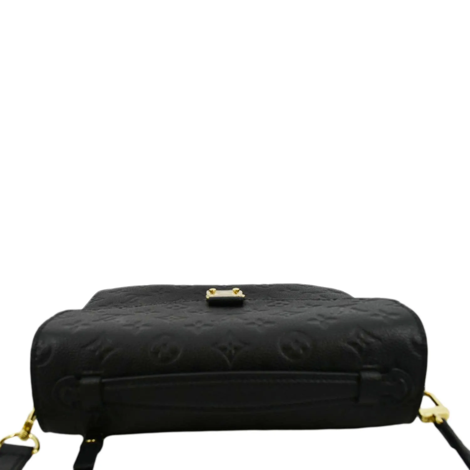 LOUIS VUITTON Metis Pochette Empreinte Leather Crossbody Bag Black