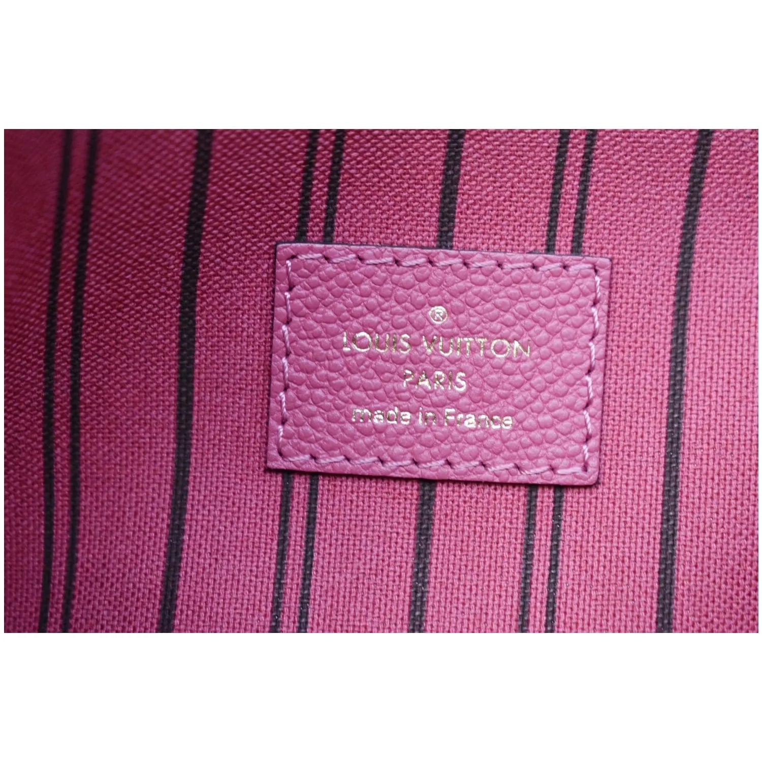 LOUIS VUITTON Metis Pochette Empreinte Leather Crossbody Bag Rose Bruyere