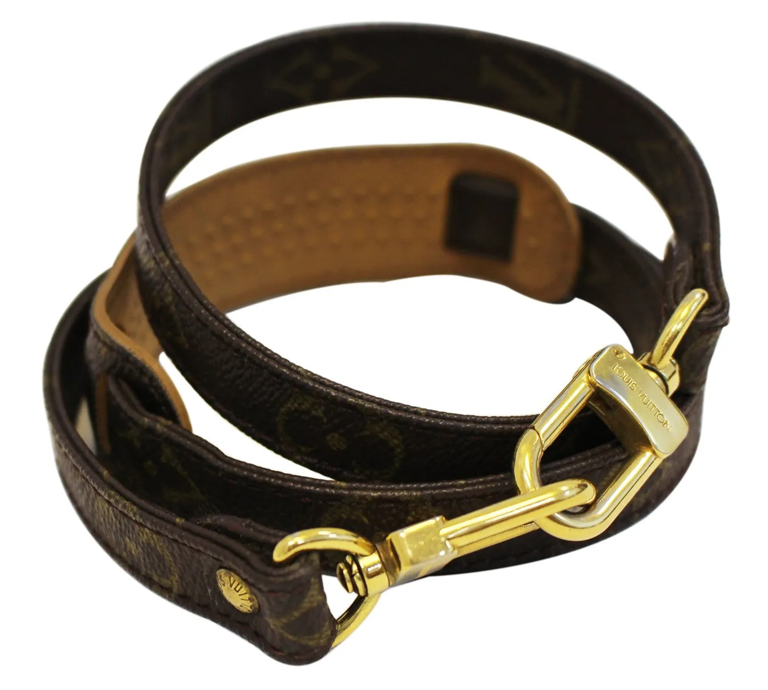 LOUIS VUITTON Monogram Brown Shoulder Strap For Metis and Similar - Sale