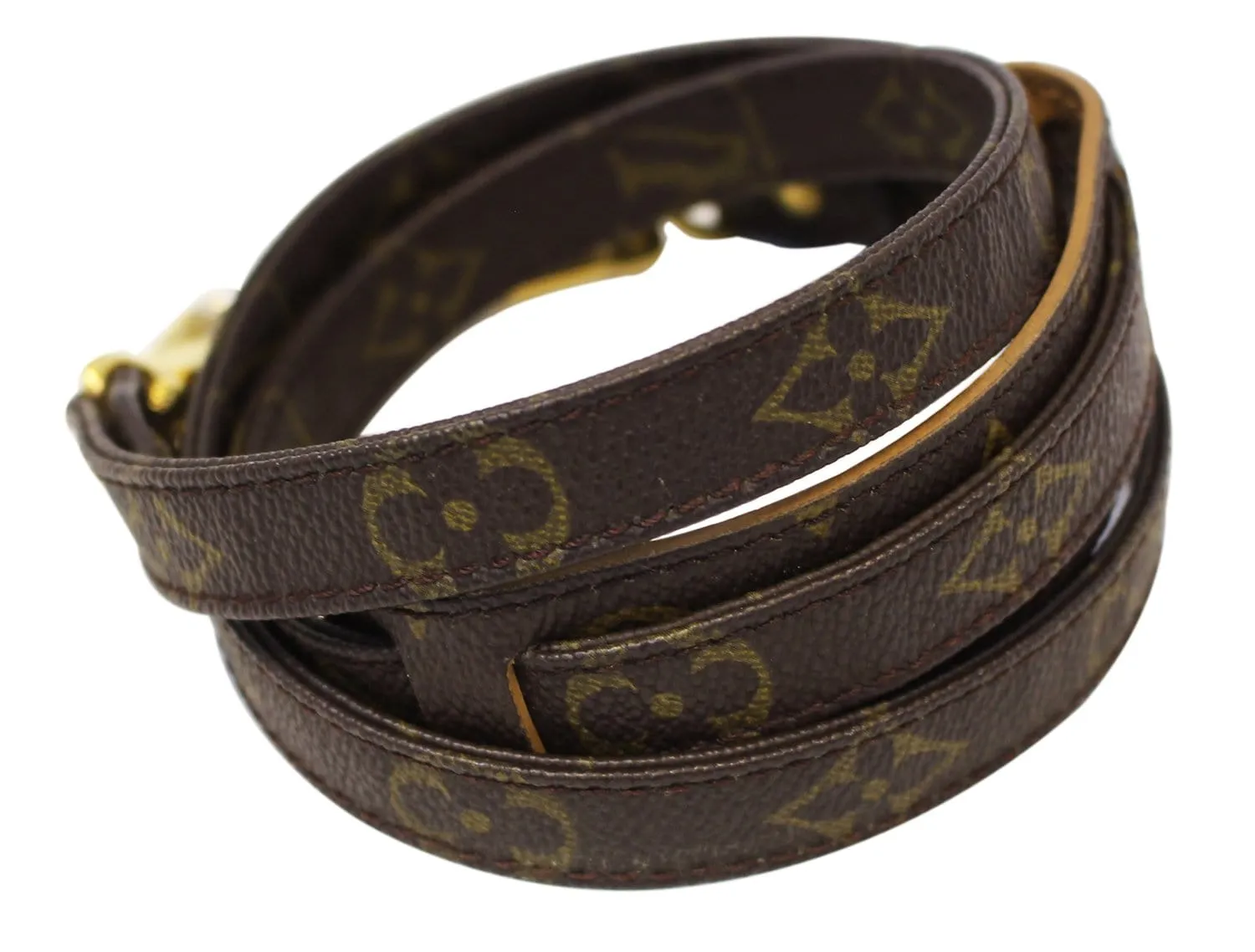 LOUIS VUITTON Monogram Brown Shoulder Strap For Metis and Similar - Sale