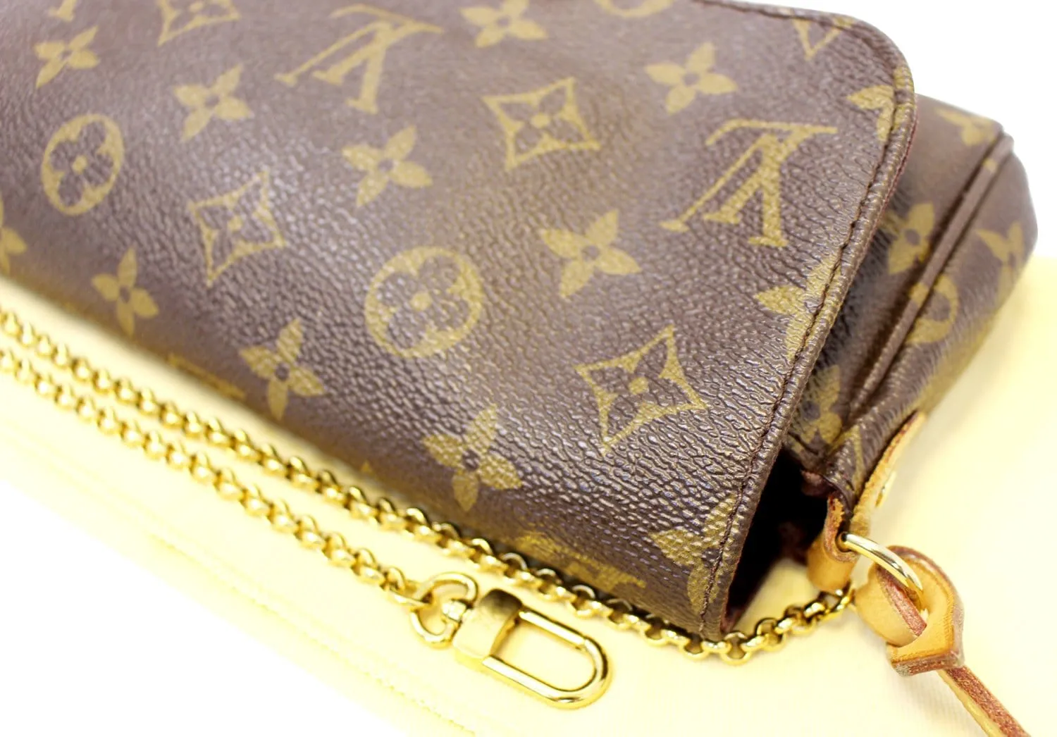 LOUIS VUITTON Monogram Canvas Favorite PM Crossbody Bag