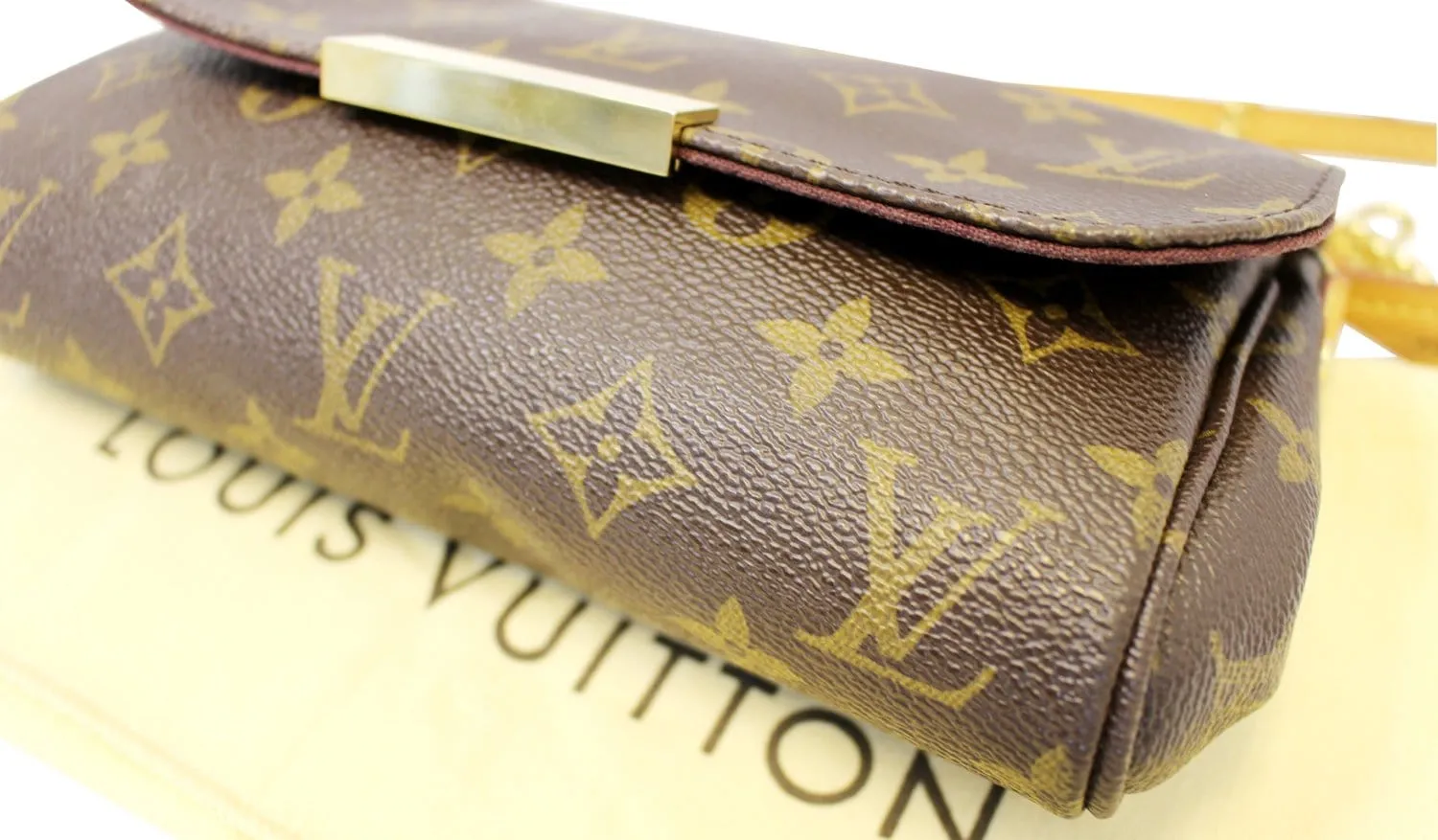 LOUIS VUITTON Monogram Canvas Favorite PM Crossbody Bag
