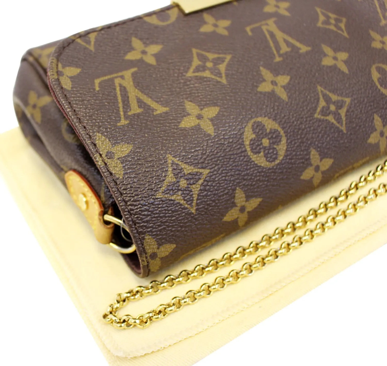 LOUIS VUITTON Monogram Canvas Favorite PM Crossbody Bag