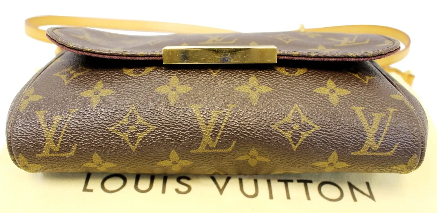 LOUIS VUITTON Monogram Canvas Favorite PM Crossbody Bag