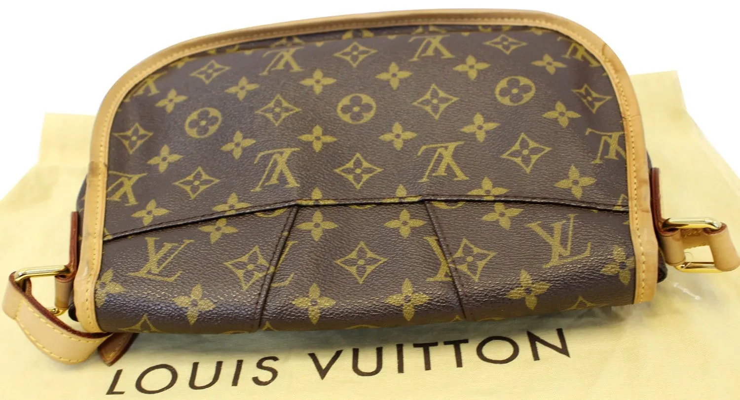 LOUIS VUITTON Monogram Canvas Menilmontant PM Shoulder Crossbody Bag