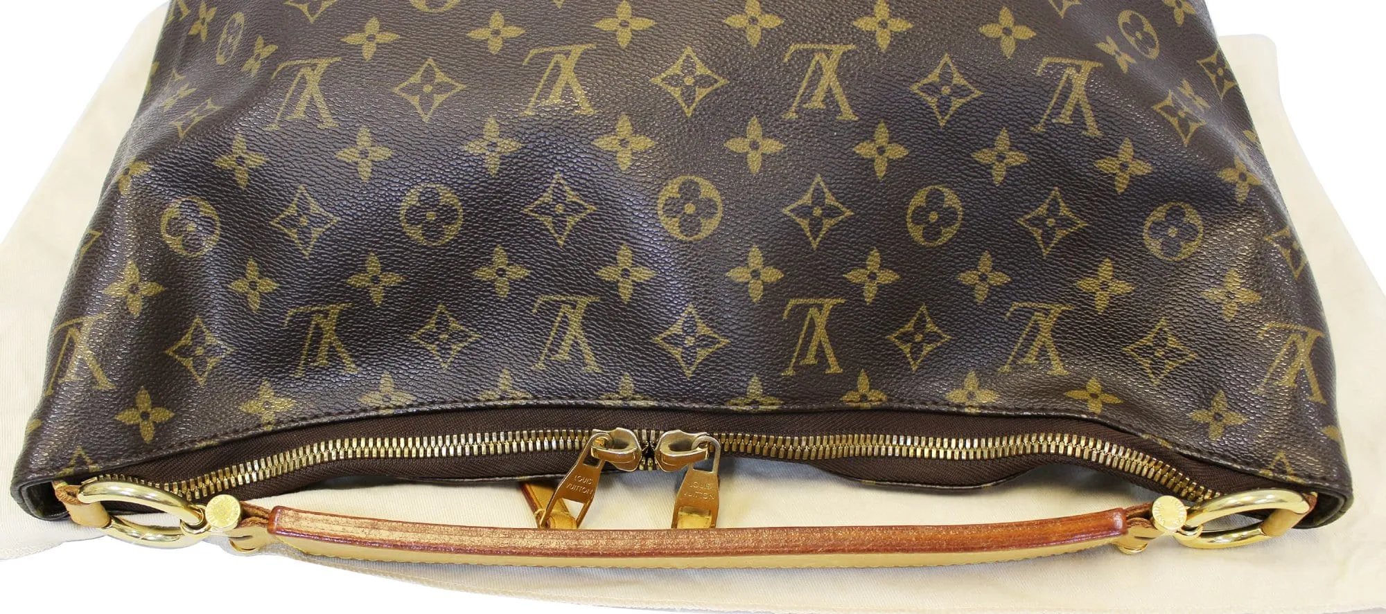 LOUIS VUITTON Monogram Canvas Sully MM Shoulder Bag