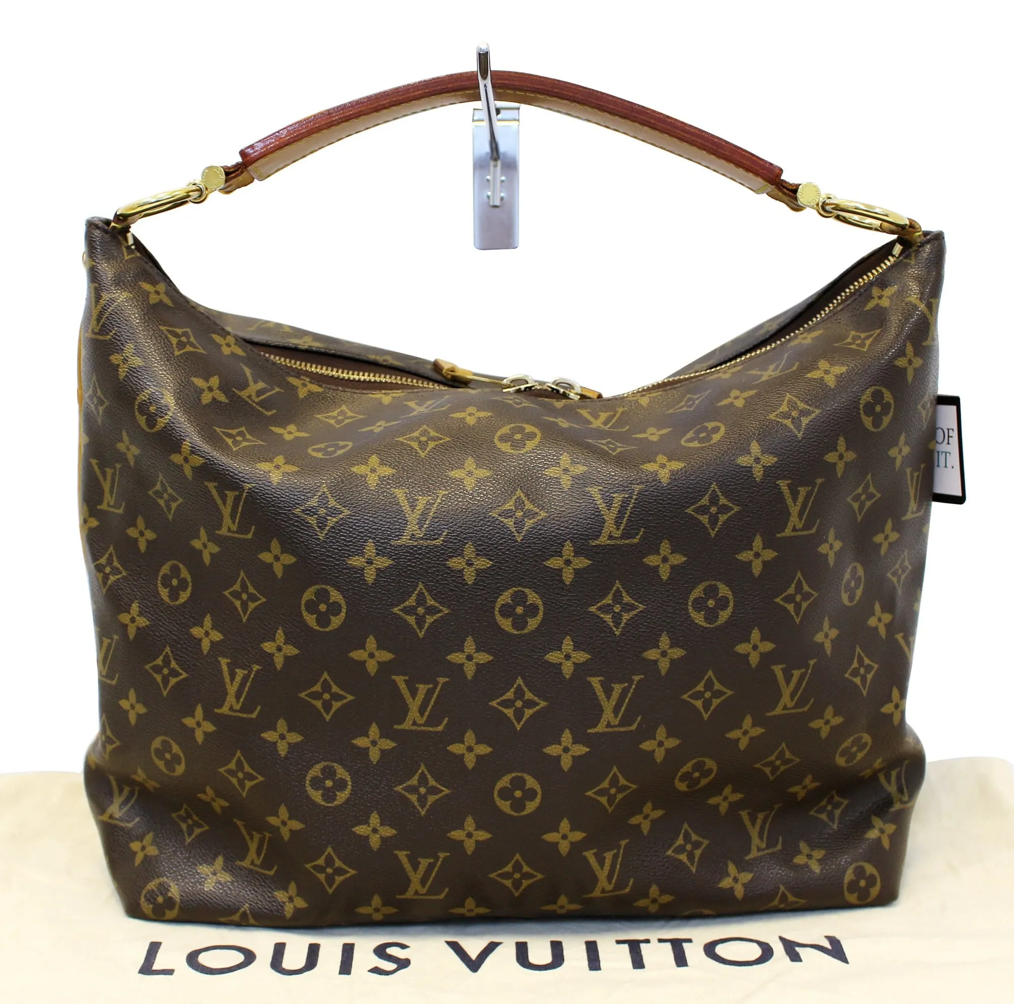 LOUIS VUITTON Monogram Canvas Sully MM Shoulder Bag