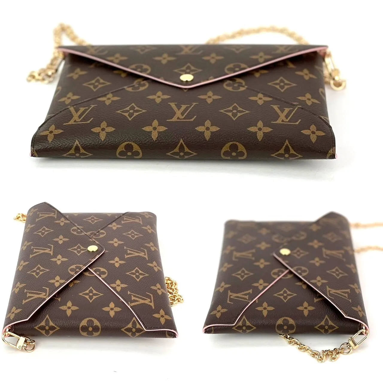 LOUIS VUITTON Monogram Large Kirigami Pochette Crossbody Clutch Bag
