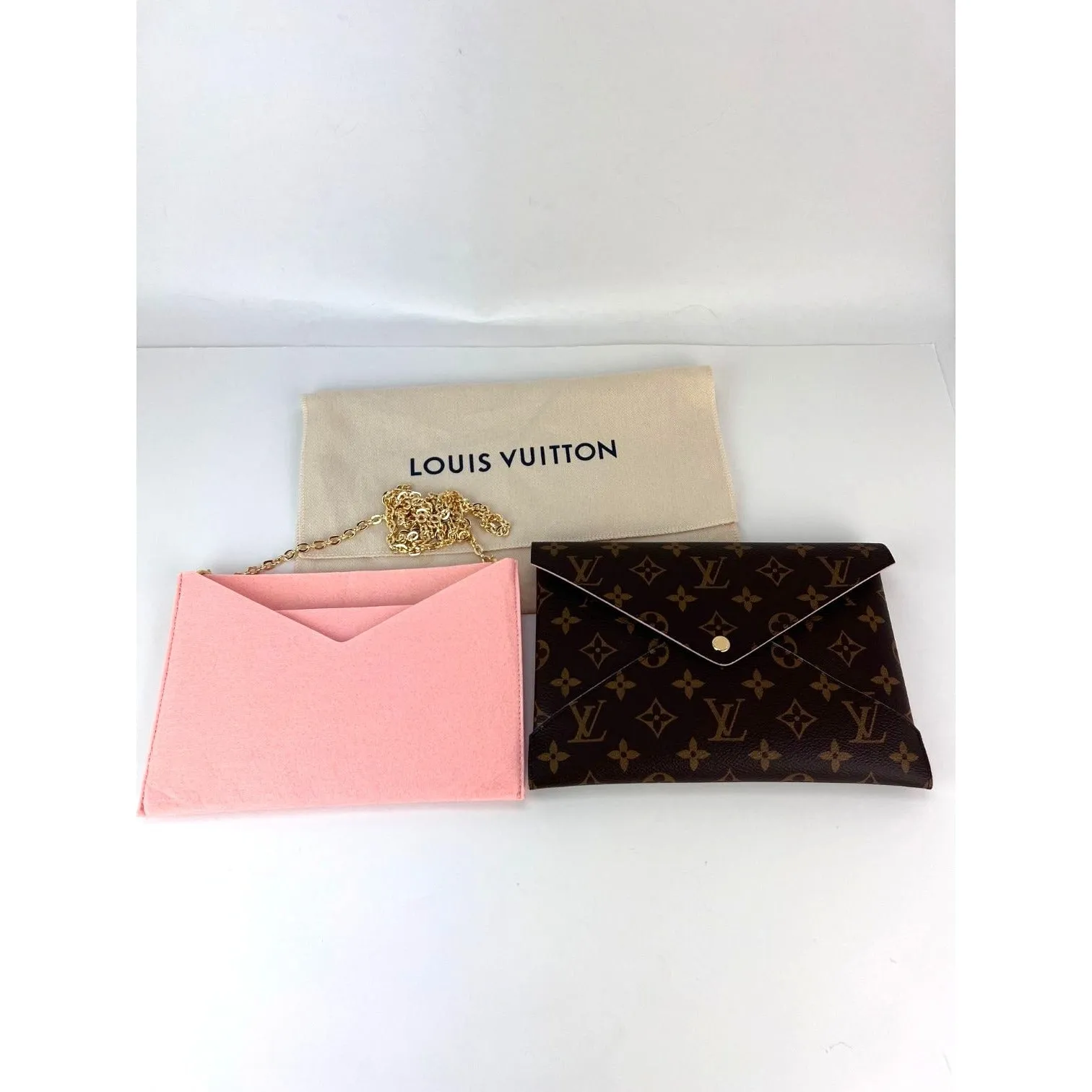 LOUIS VUITTON Monogram Large Kirigami Pochette Crossbody Clutch Bag