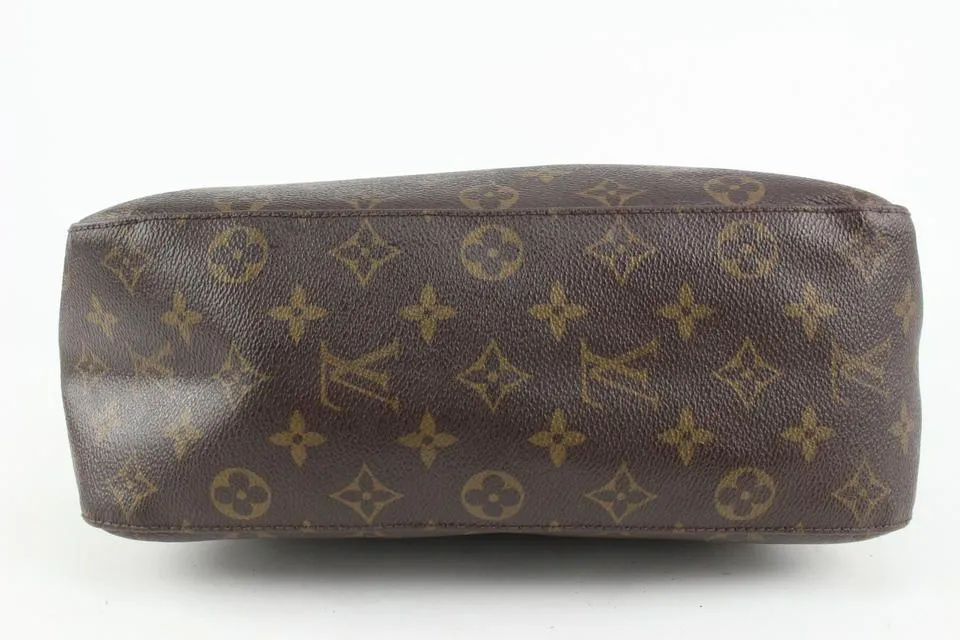 Louis Vuitton Monogram Looping GM Zip Hobo Bag 1026lv44