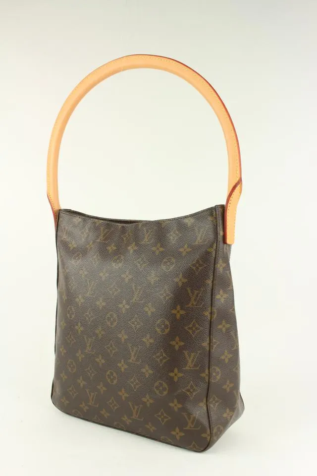 Louis Vuitton Monogram Looping GM Zip Hobo Bag 1026lv44