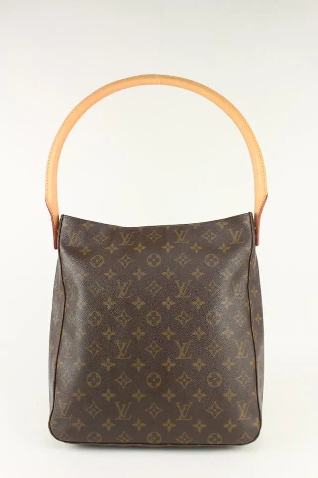 Louis Vuitton Monogram Looping GM Zip Hobo Bag 1026lv44