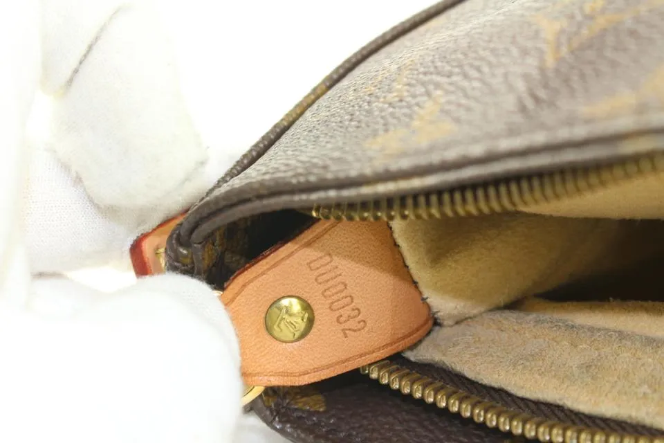 Louis Vuitton Monogram Looping GM Zip Hobo Bag 1026lv44