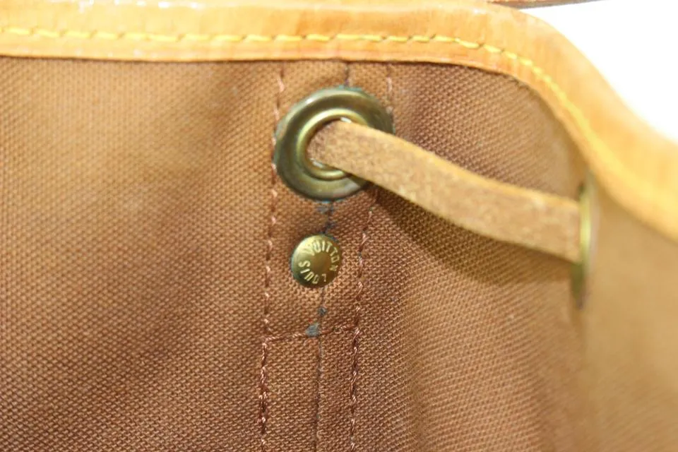 Louis Vuitton Monogram Petit Noe Drawstring Bucket Hobo 44lk91