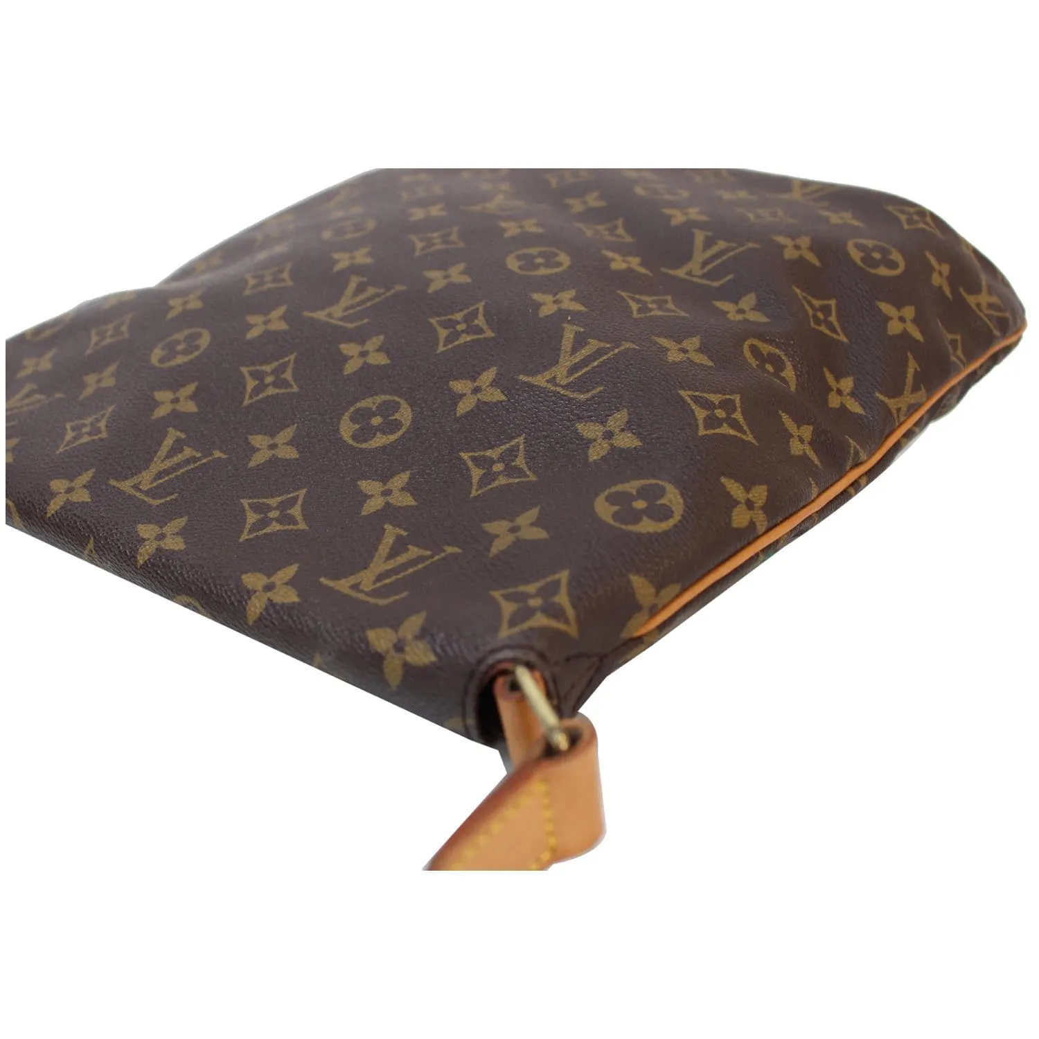 LOUIS VUITTON Musette Salsa GM Monogram Canvas Crossbody Shoulder Bag Brown