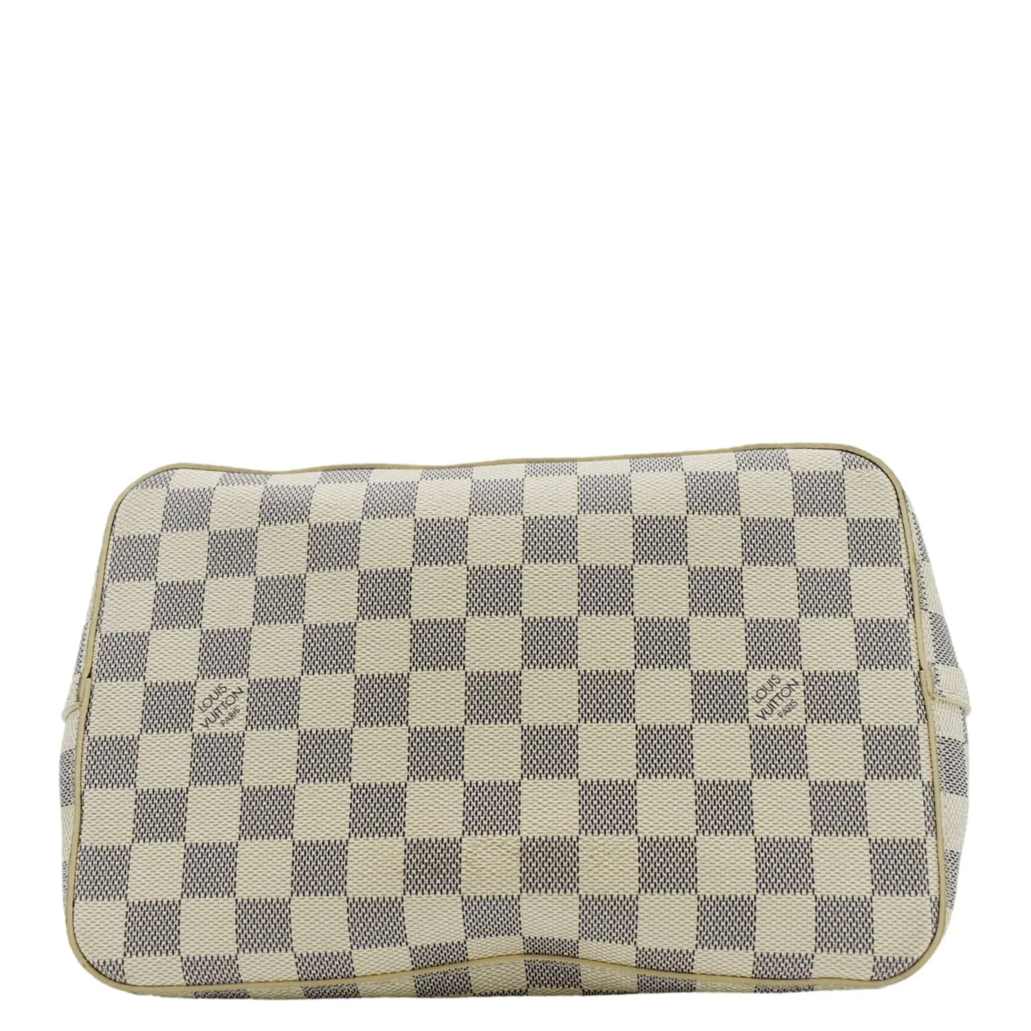 LOUIS VUITTON Neonoe Braided Handle Damier Azur Crossbody Bag White