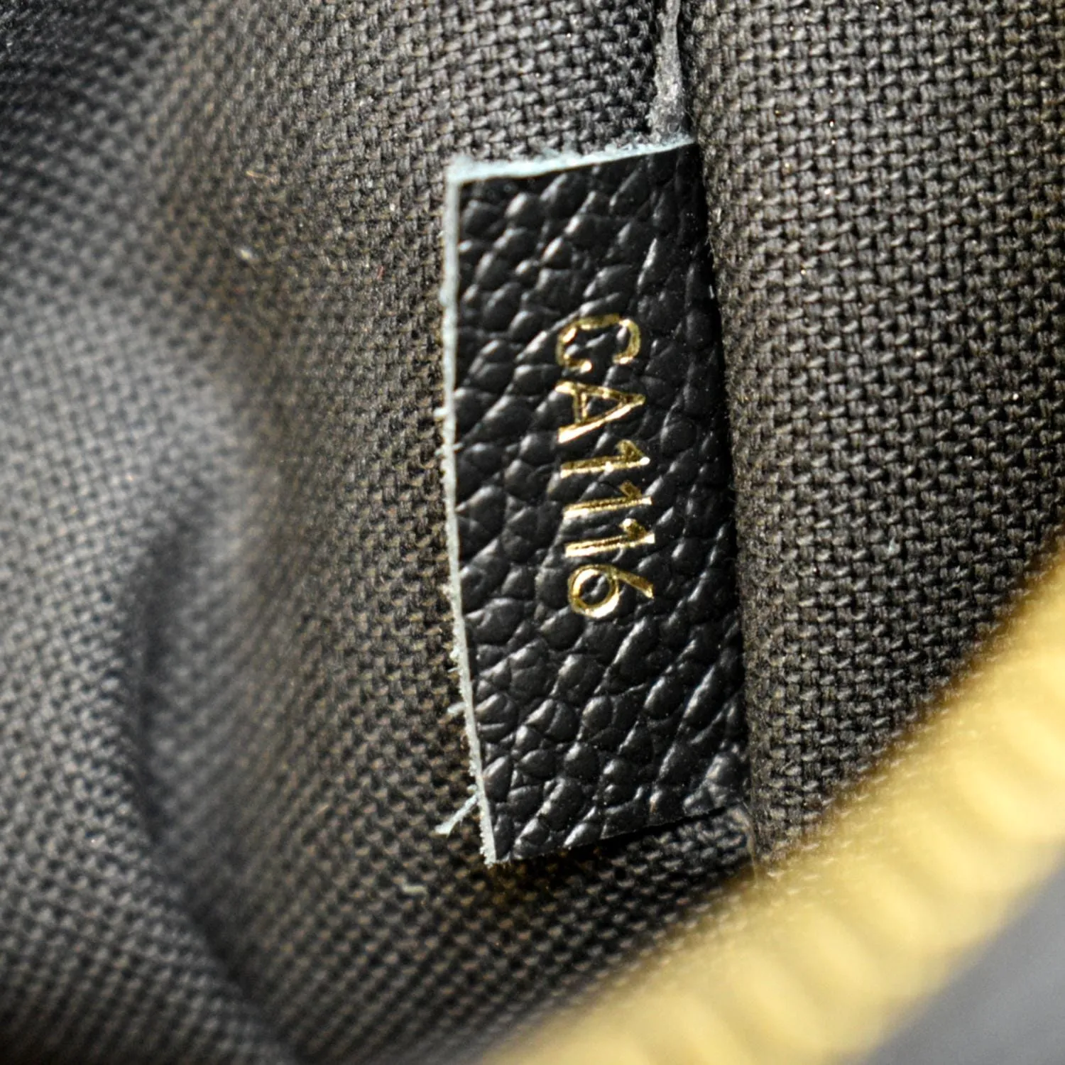 LOUIS VUITTON Pallas Monogram Canvas Clutch Crossbody Bag Brown