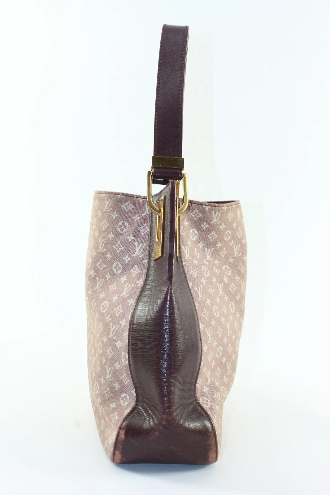 LOUIS VUITTON Rendez-Vous Idylle Hobo Denim Canvas Bordeaux 5LK0104K