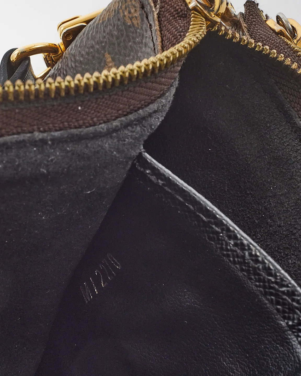 Louis Vuitton Reverse Monogram Canvas Double Zip Pochette