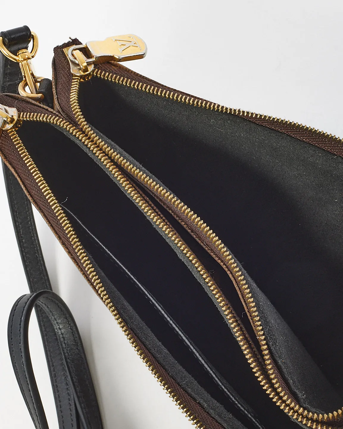 Louis Vuitton Reverse Monogram Canvas Double Zip Pochette