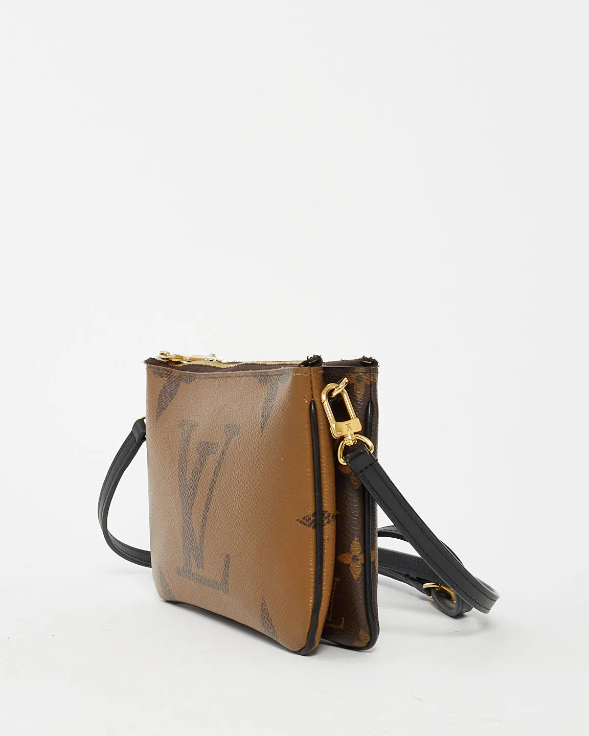 Louis Vuitton Reverse Monogram Canvas Double Zip Pochette