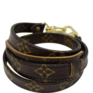LOUIS VUITTON Shoulder Strap For Metis and Similar Monogram Canvas Brown