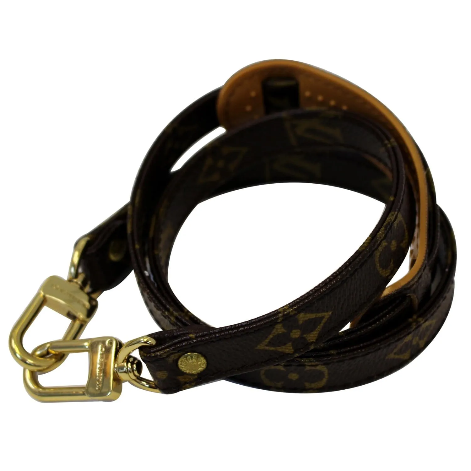 LOUIS VUITTON Shoulder Strap For Metis and Similar Monogram Canvas Brown
