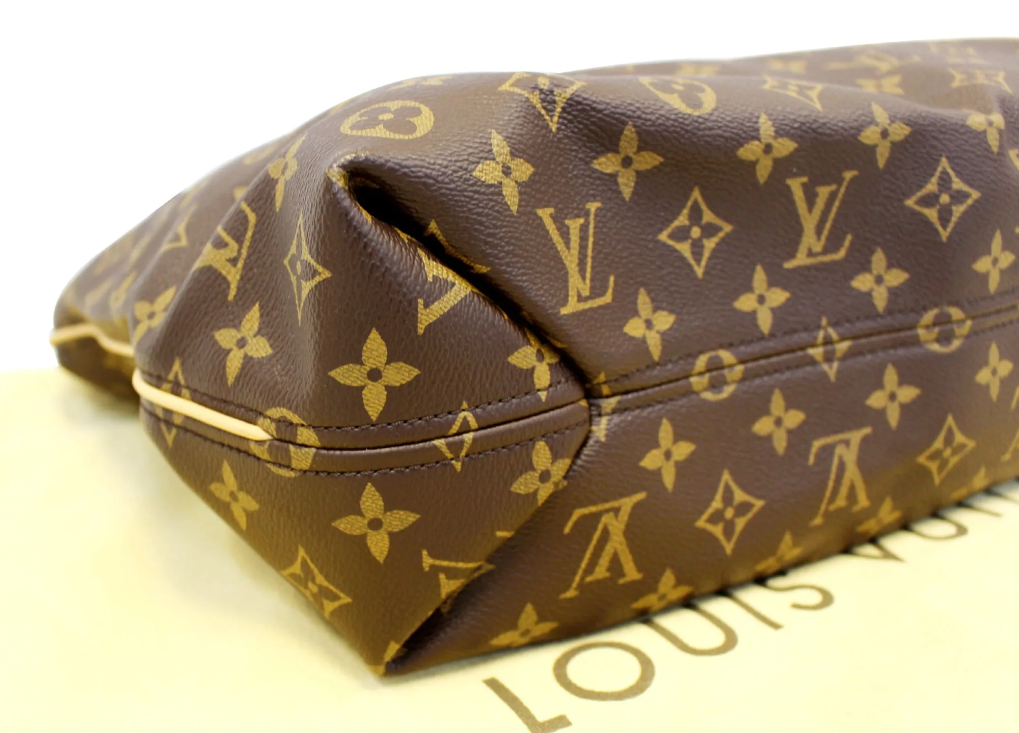 LOUIS VUITTON Sully MM Monogram Canvas Brown Shoulder Bag