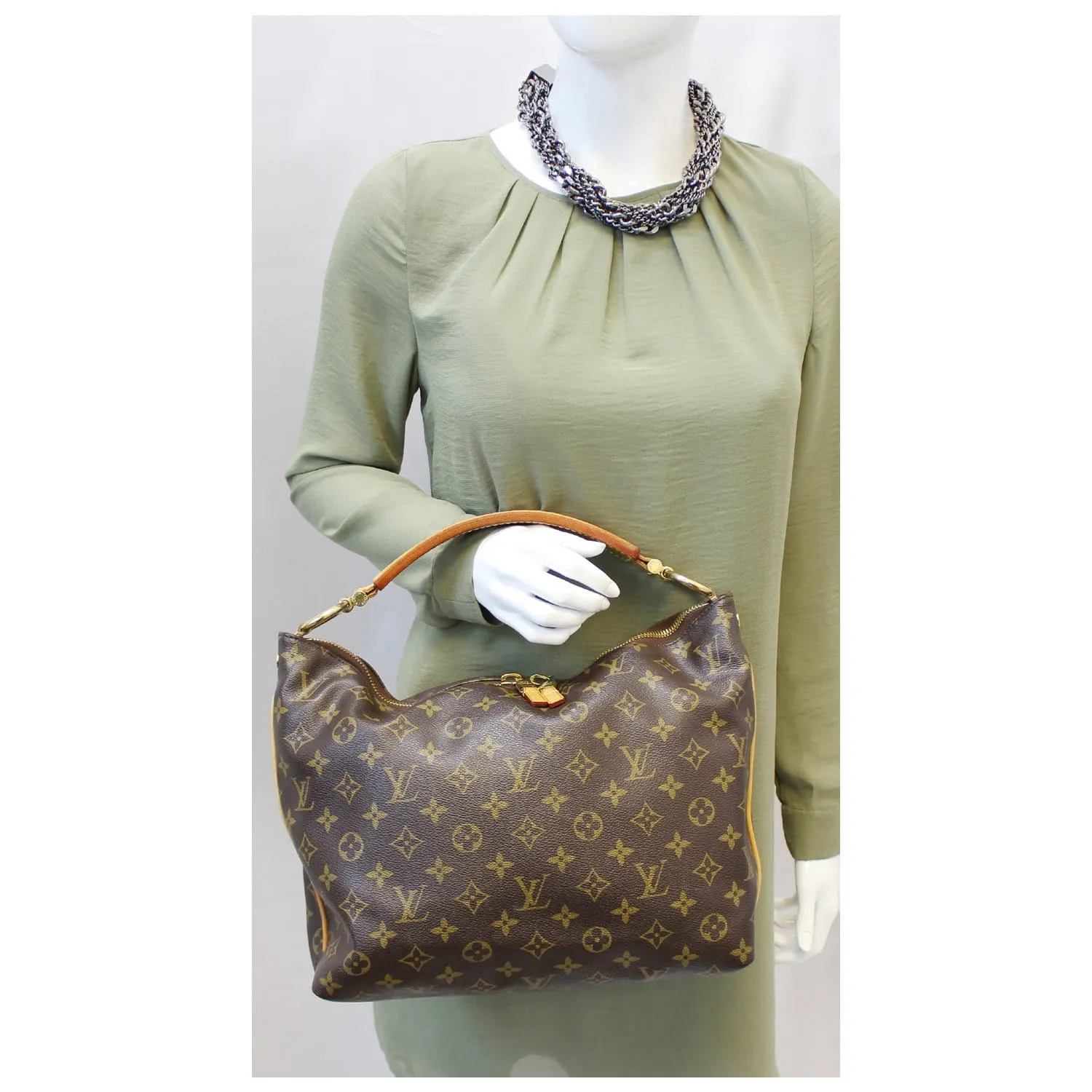 LOUIS VUITTON Sully PM Monogram Canvas Shoulder Bag