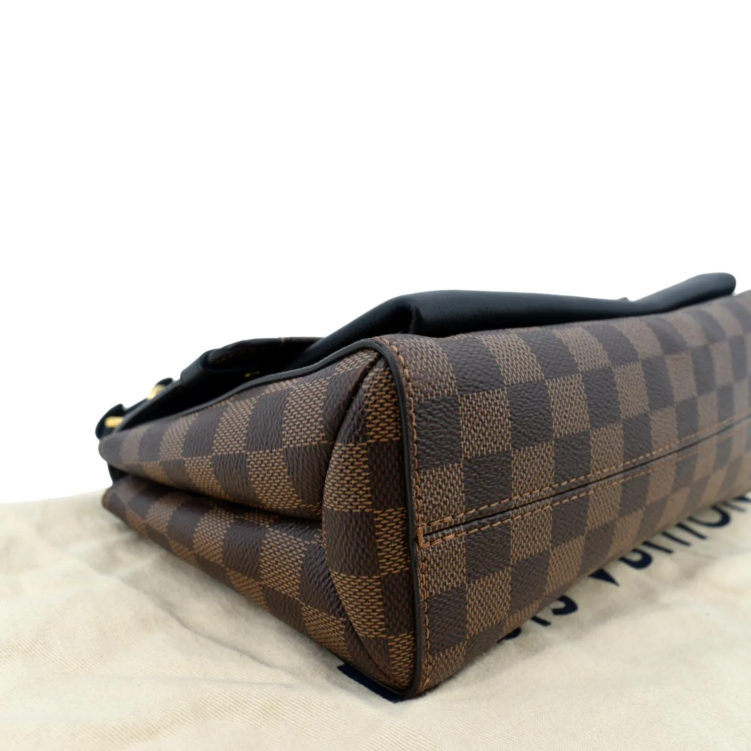 LOUIS VUITTON Vavin PM Damier Ebene Crossbody Bag Brown