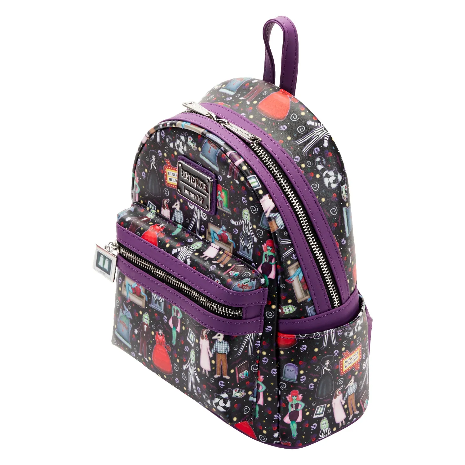 Loungefly Beetlejuice Icons Mini Backpack