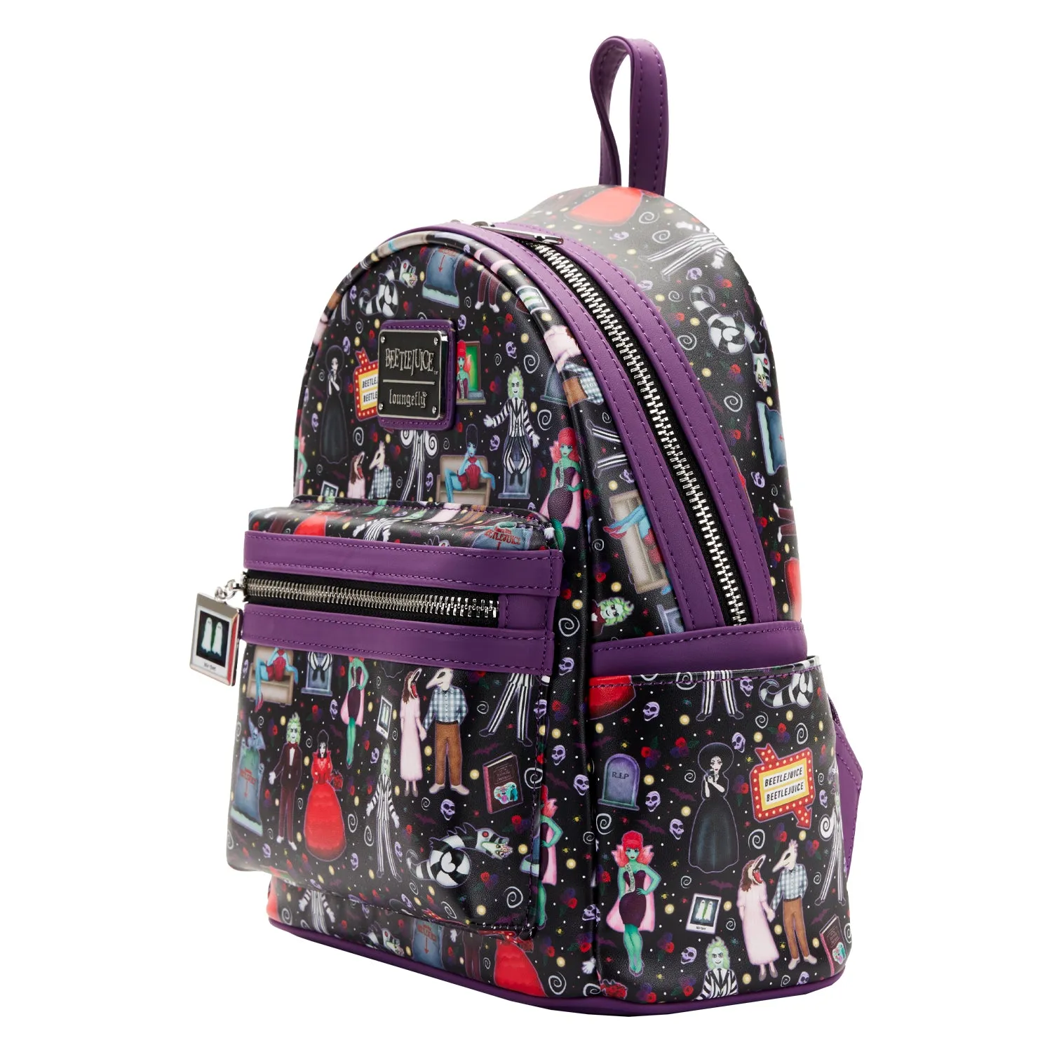 Loungefly Beetlejuice Icons Mini Backpack