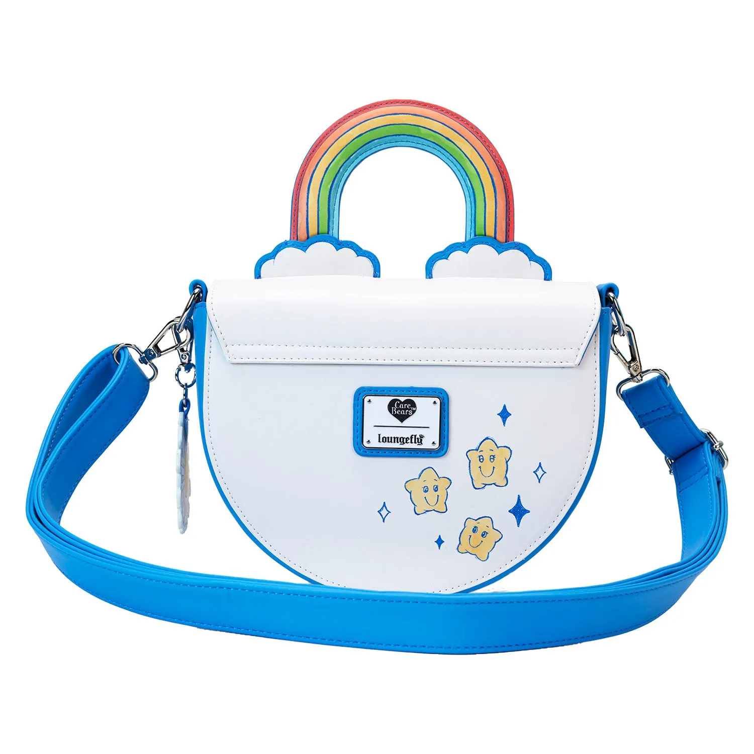 Loungefly Care Bears Rainbow Handle Crossbody Bag