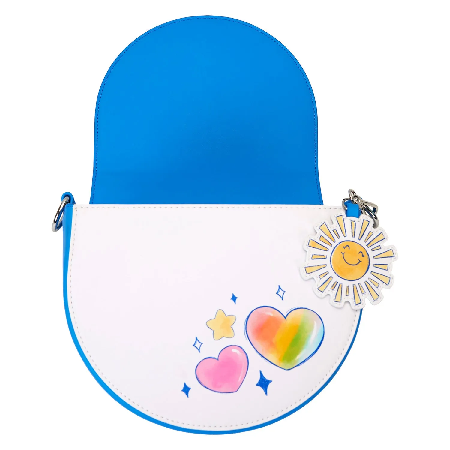 Loungefly Care Bears Rainbow Handle Crossbody Bag