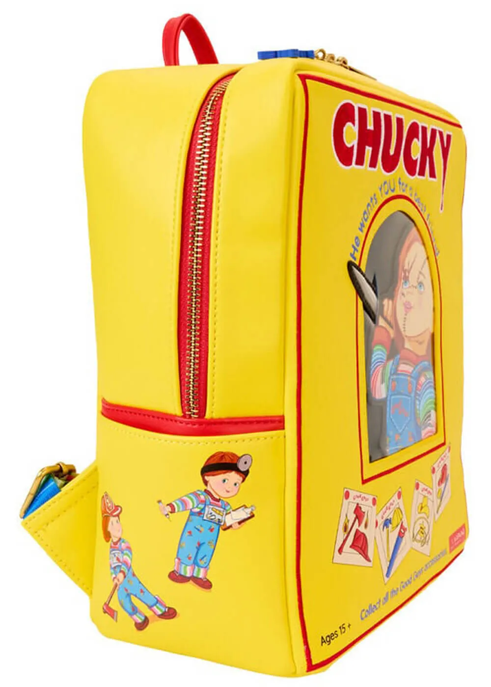 Loungefly Childs Play Chucky Box Backpack Yellow