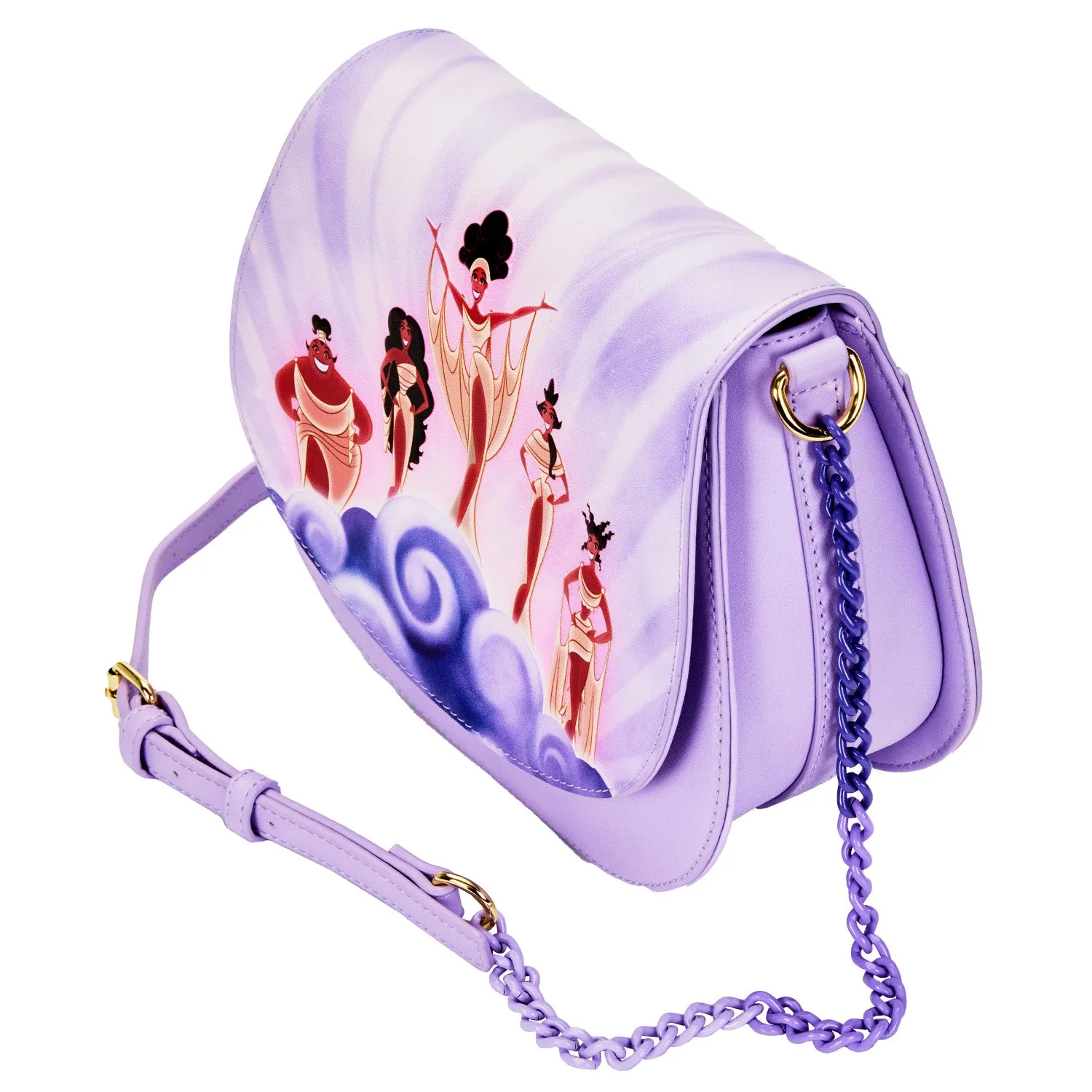 Loungefly Disney Hercules Muses Clouds Crossbody Bag