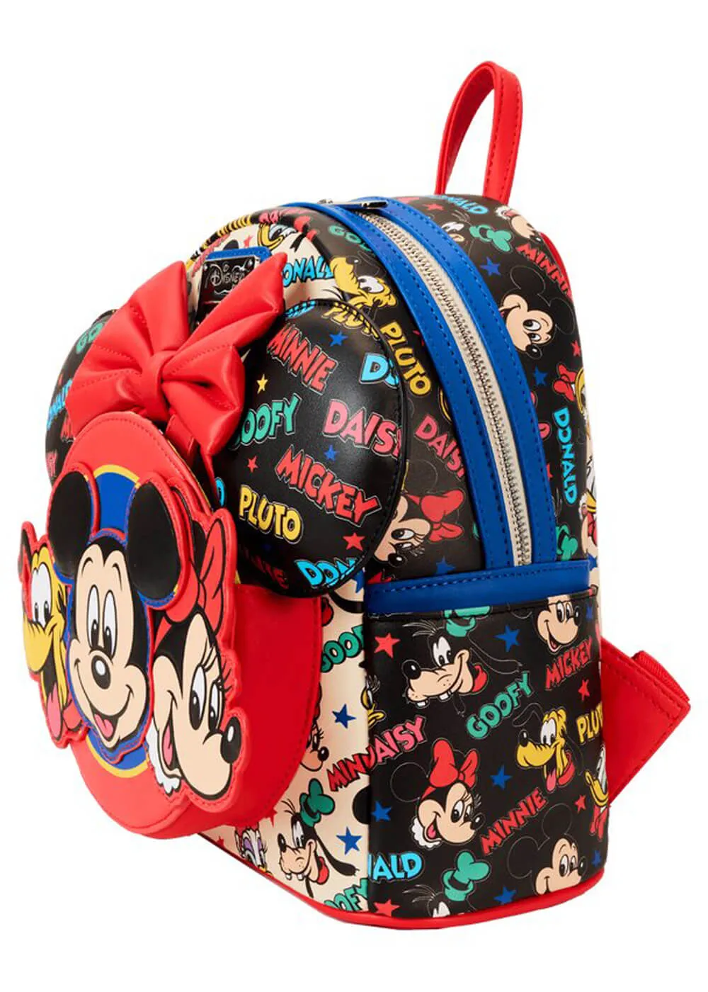Loungefly Disney Mickey and Friends Classic Ear Holder Backpack With Headband